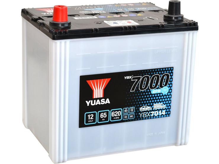 YBX7014 (Q85R) 12V 65Ah 620A Yuasa EFB Start Stop Battery