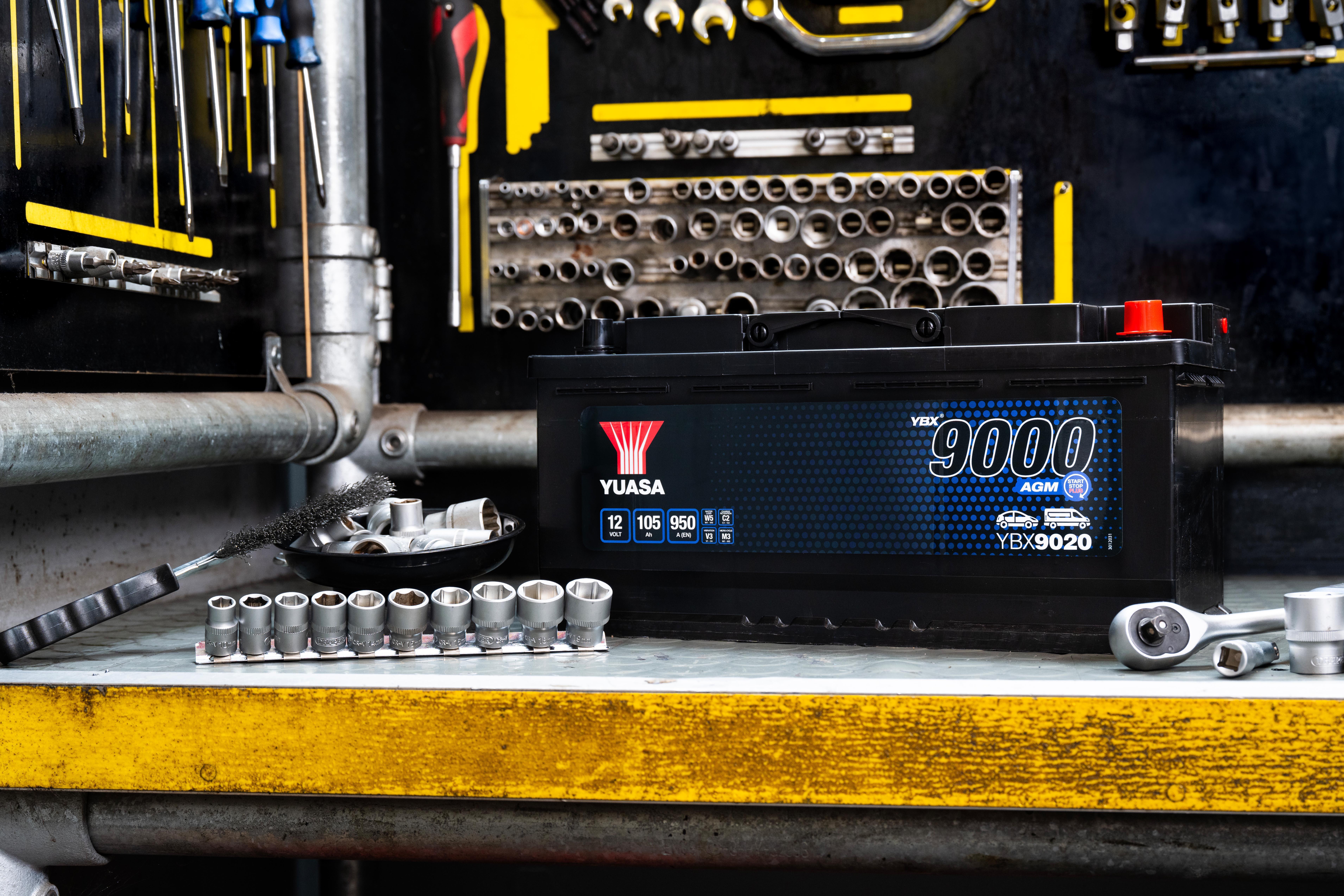 Yuasa 5 Year Guarantee YBX9020 Start/Stop 12V AGM Car Battery