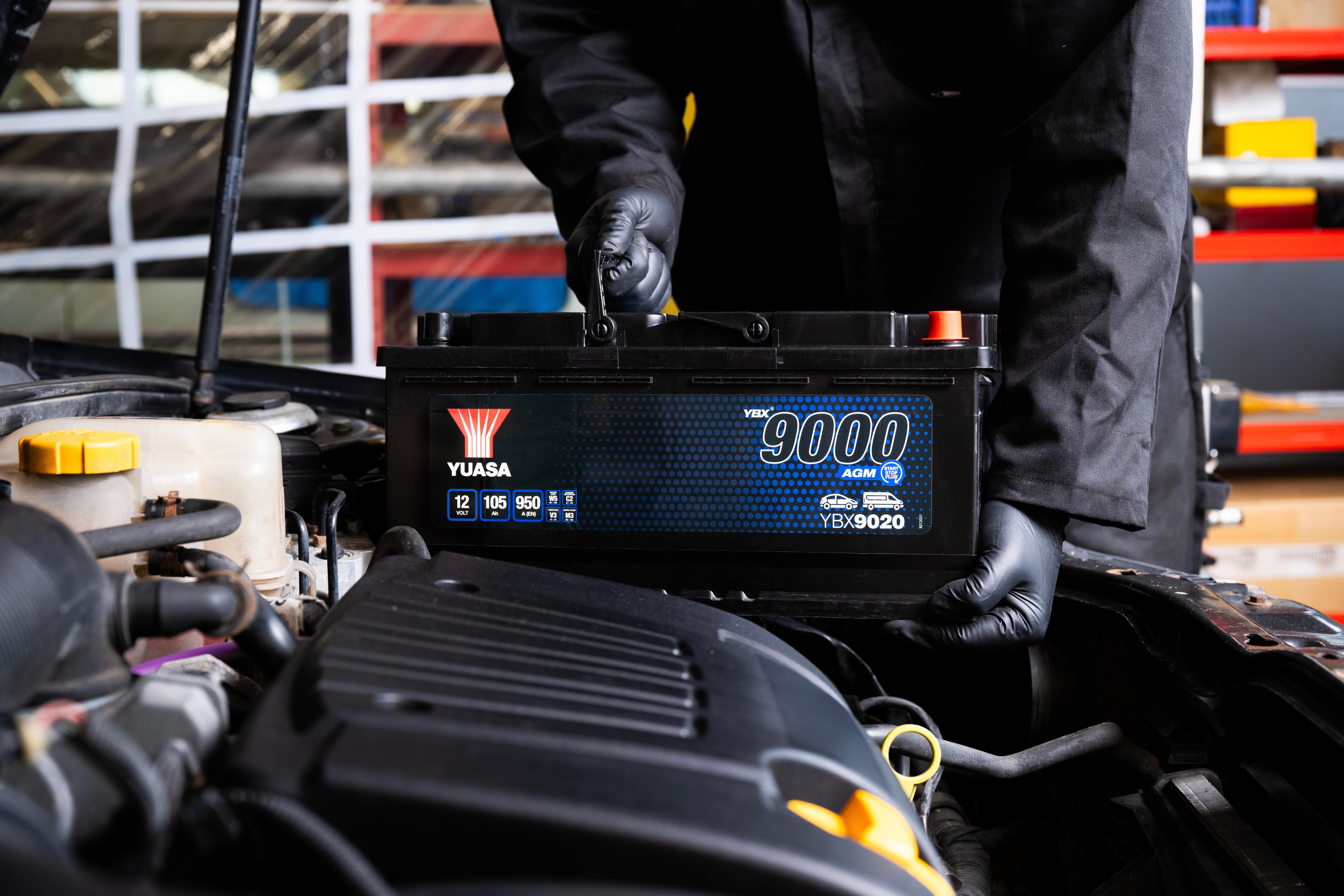Yuasa 5 Year Guarantee YBX9020 Start/Stop 12V AGM Car Battery