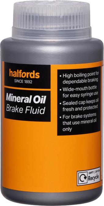 Halfords Mineral Oil Brake Fluid 125ml