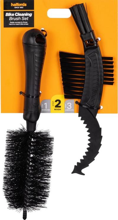 Halfords 2x Bike Cleaning Brush Set