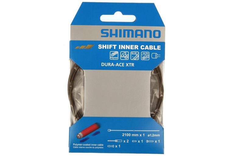 Shimano Dura-Ace Road Polymer Coated Gear Inner 1.2x2100mm Shimano Dura-Ace Road Polymer Coated Gear Inner 1.2x2100mm