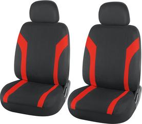 Halfords Essential Seat Cover Black Red Non Airbag Halfords UK