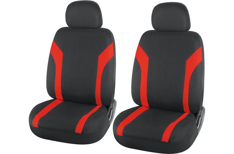 Halfords Essential Seat Cover Black/Red Non Airbag Halfords Essential Seat Cover Black/Red Non Airbag