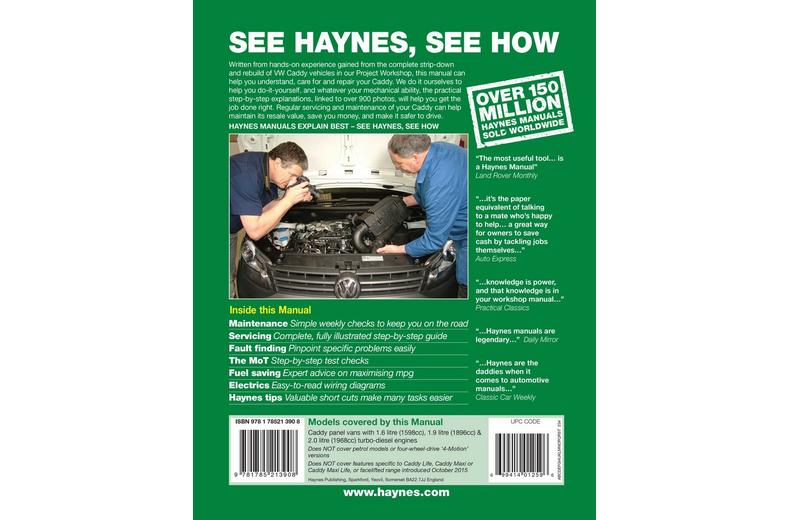Haynes VW Caddy Diesel (04-15) Manual Haynes VW Caddy Diesel (04-15) Manual