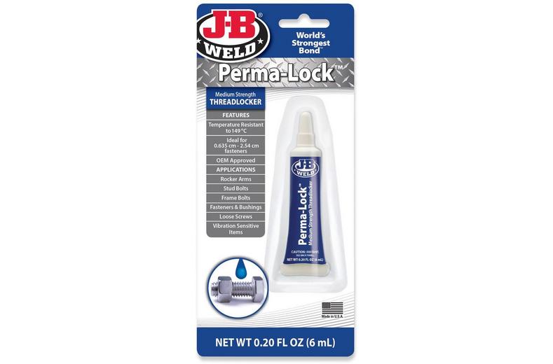 JB WELD 6ML PERMA-LOCK BLUE THREADLOCKER JB WELD 6ML PERMA-LOCK BLUE THREADLOCKER