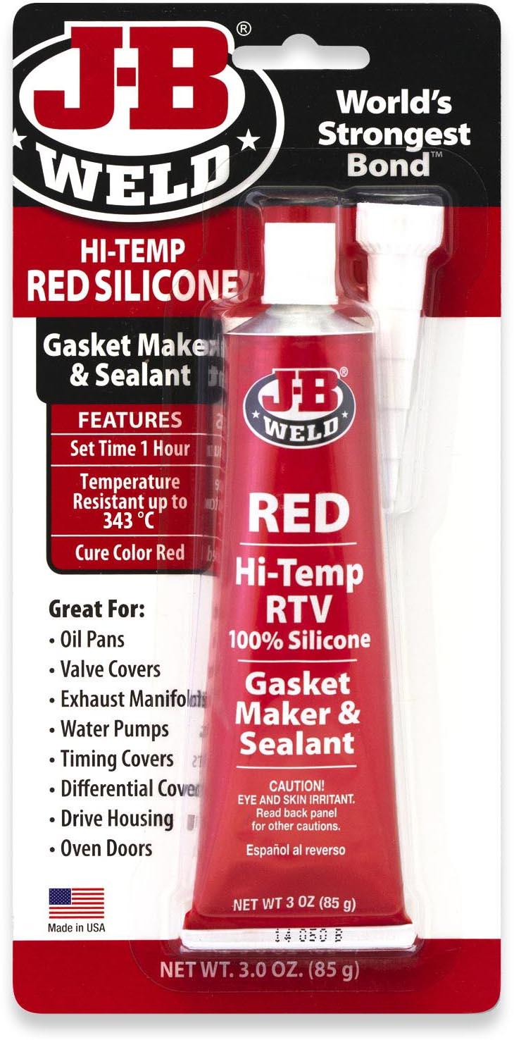 JB WELD SILICONE HI TEMP RED - 85g