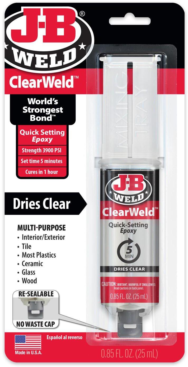 JB WELD 5MIN CLEAR EPOXY