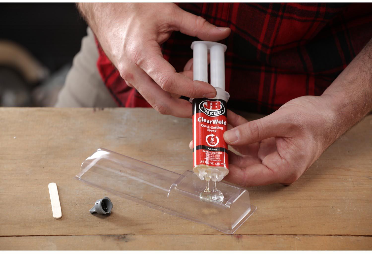 JB WELD 5MIN CLEAR EPOXY