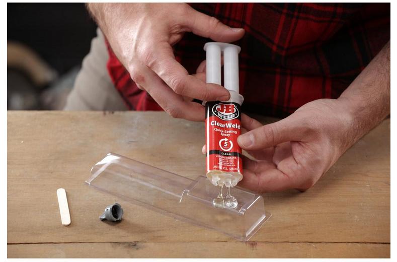 JB WELD 5MIN CLEAR EPOXY JB WELD 5MIN CLEAR EPOXY