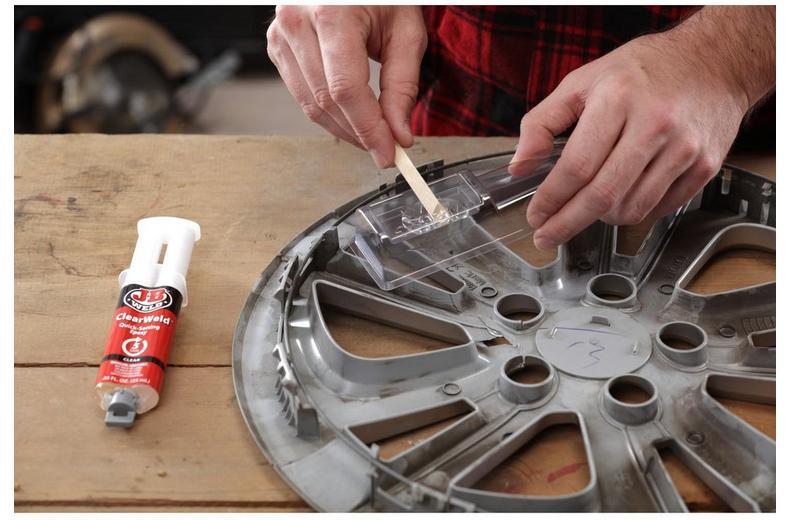 JB WELD 5MIN CLEAR EPOXY EZMIX JB WELD 5MIN CLEAR EPOXY EZMIX