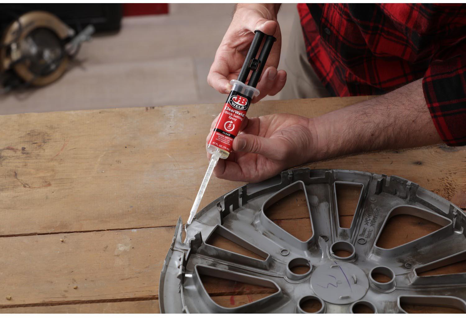 JB WELD 5MIN CLEAR EPOXY EZMIX