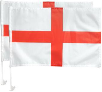 Simply England Car Window Flags - Pair