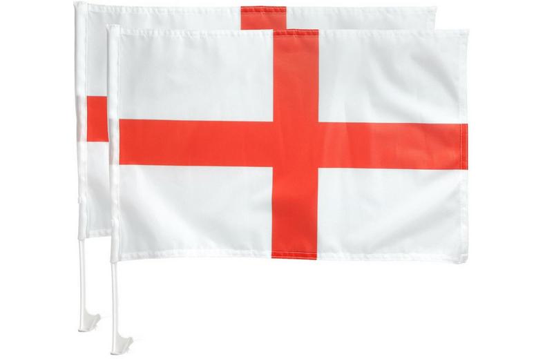 Simply England Car Window Flags - Pair Simply England Car Window Flags - Pair