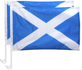 Simply Scotland Car Window Flags - Pair