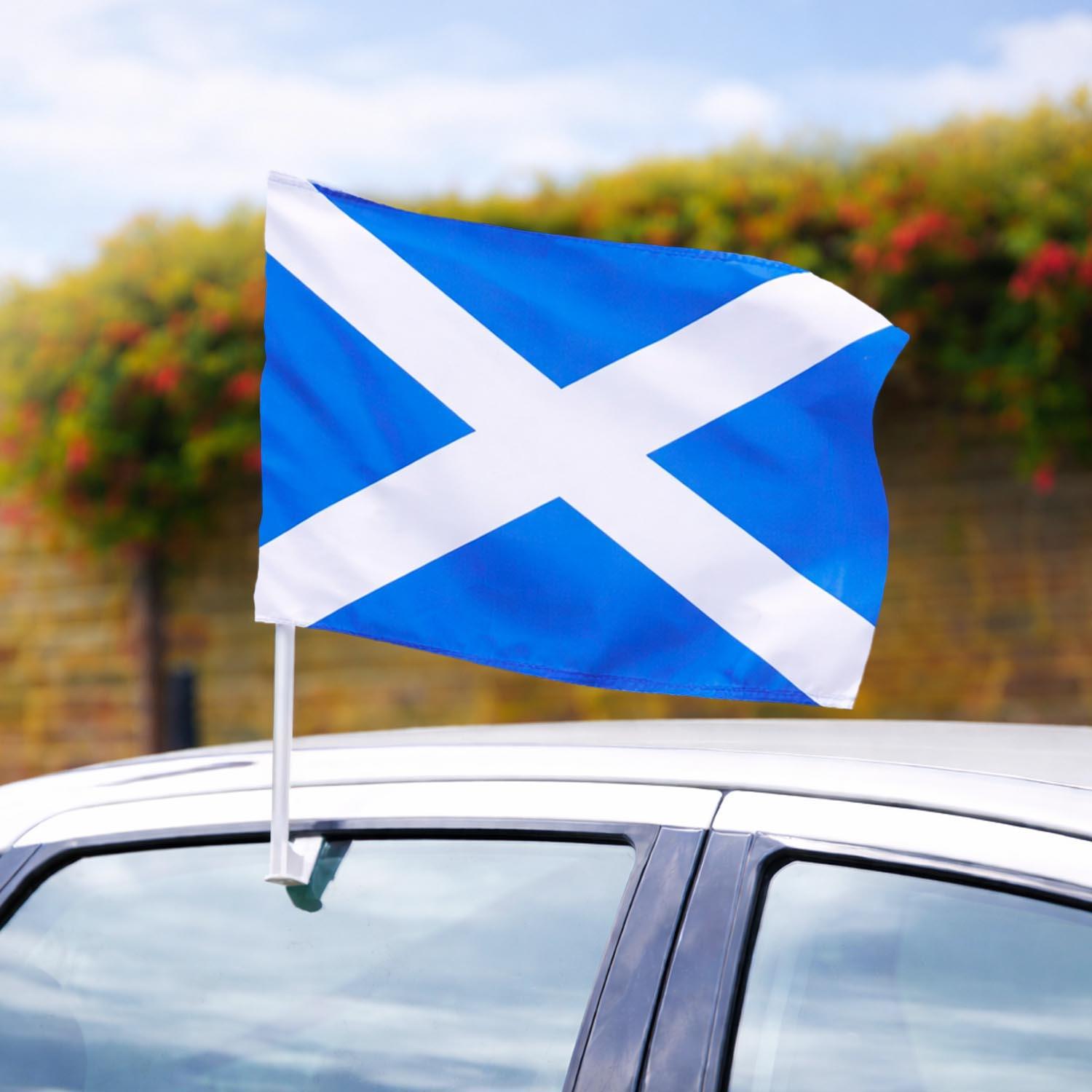 Simply Scotland Car Window Flags - Pair