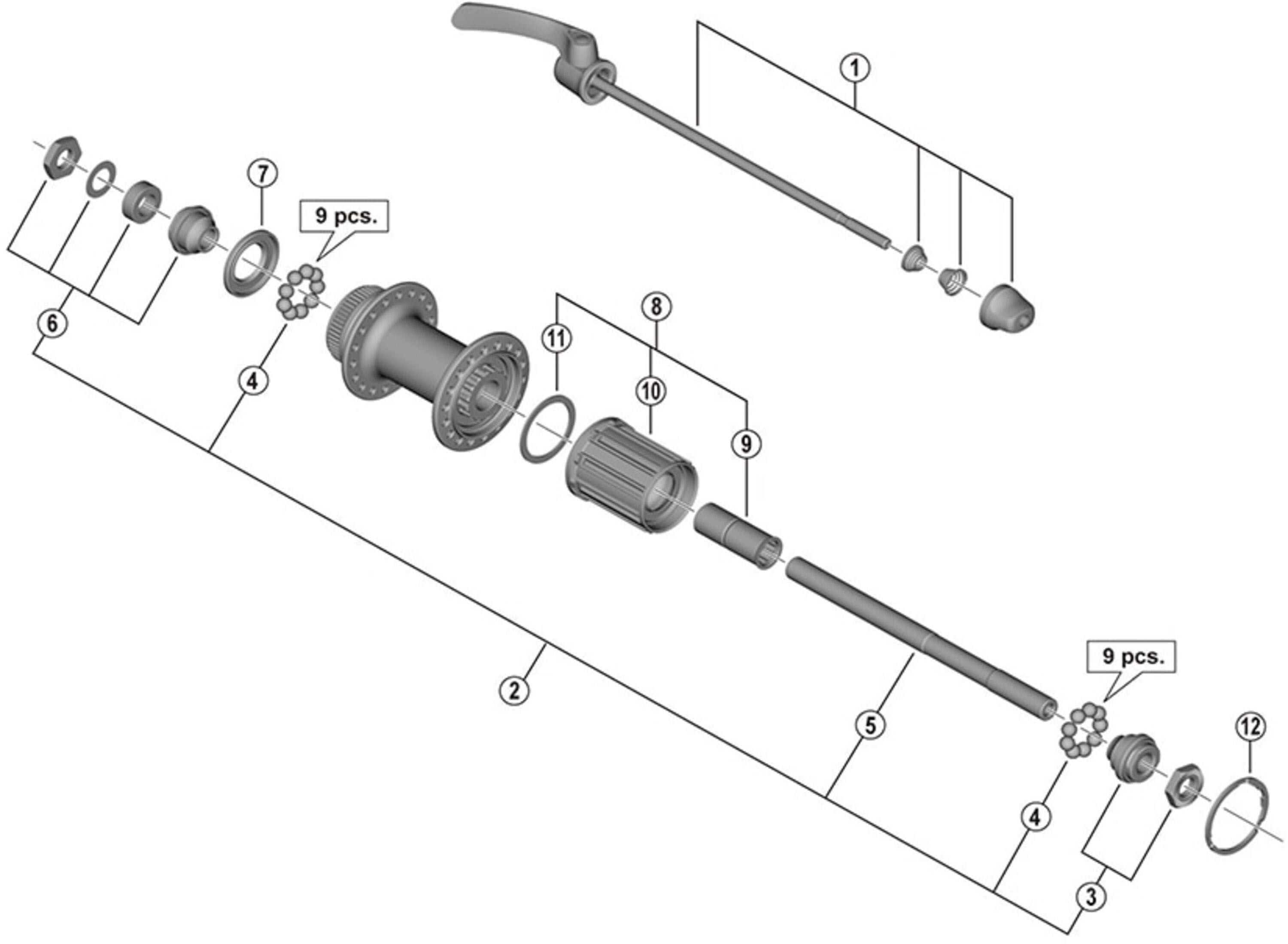 Shimano FH-5800 Replacement Freehub Body (Y31F98070)