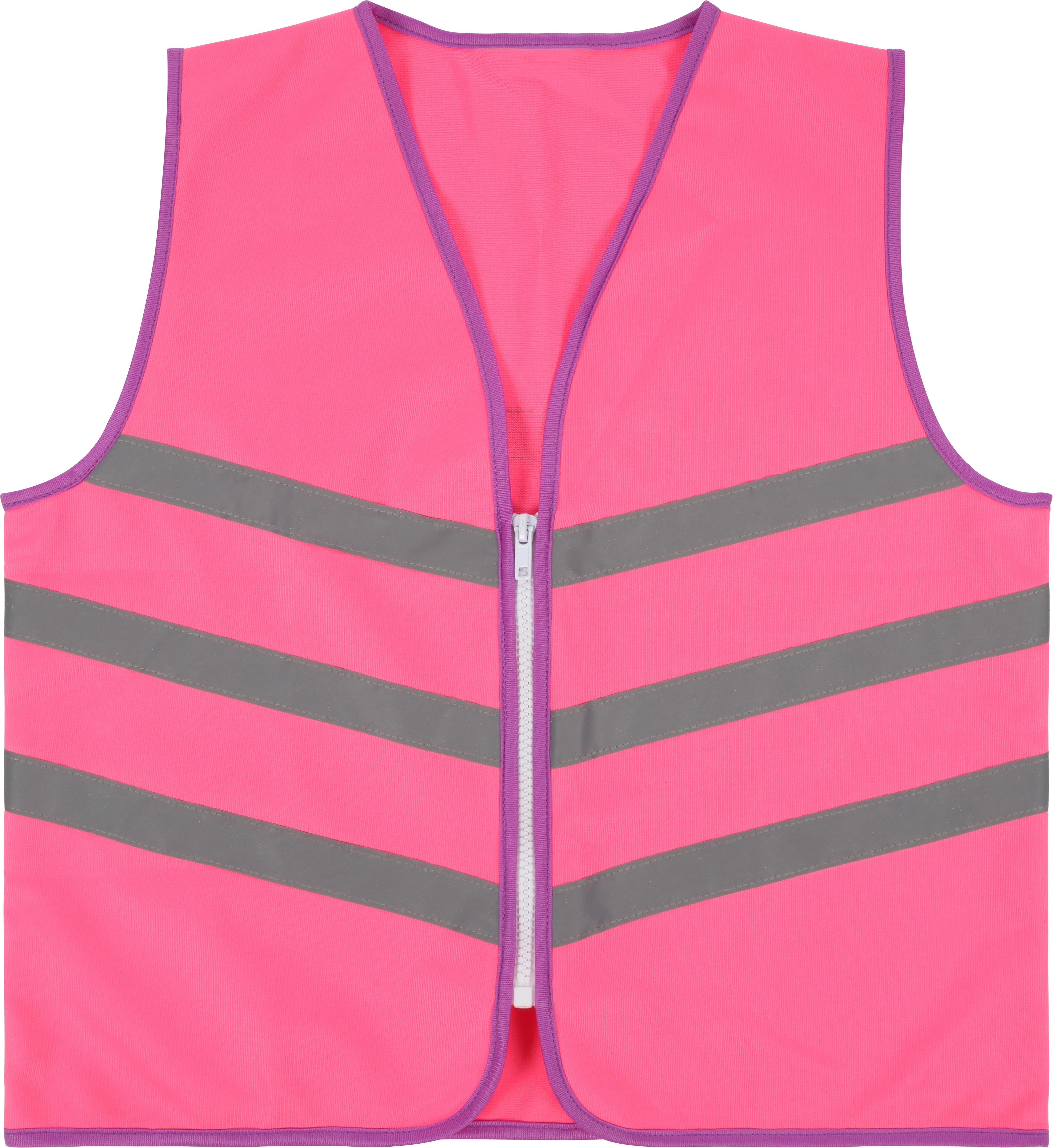 Halfords Kids Visibility Vest Pink