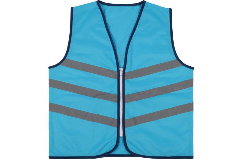 Halfords Kids Visibility Vest Blue Halfords Kids Visibility Vest Blue