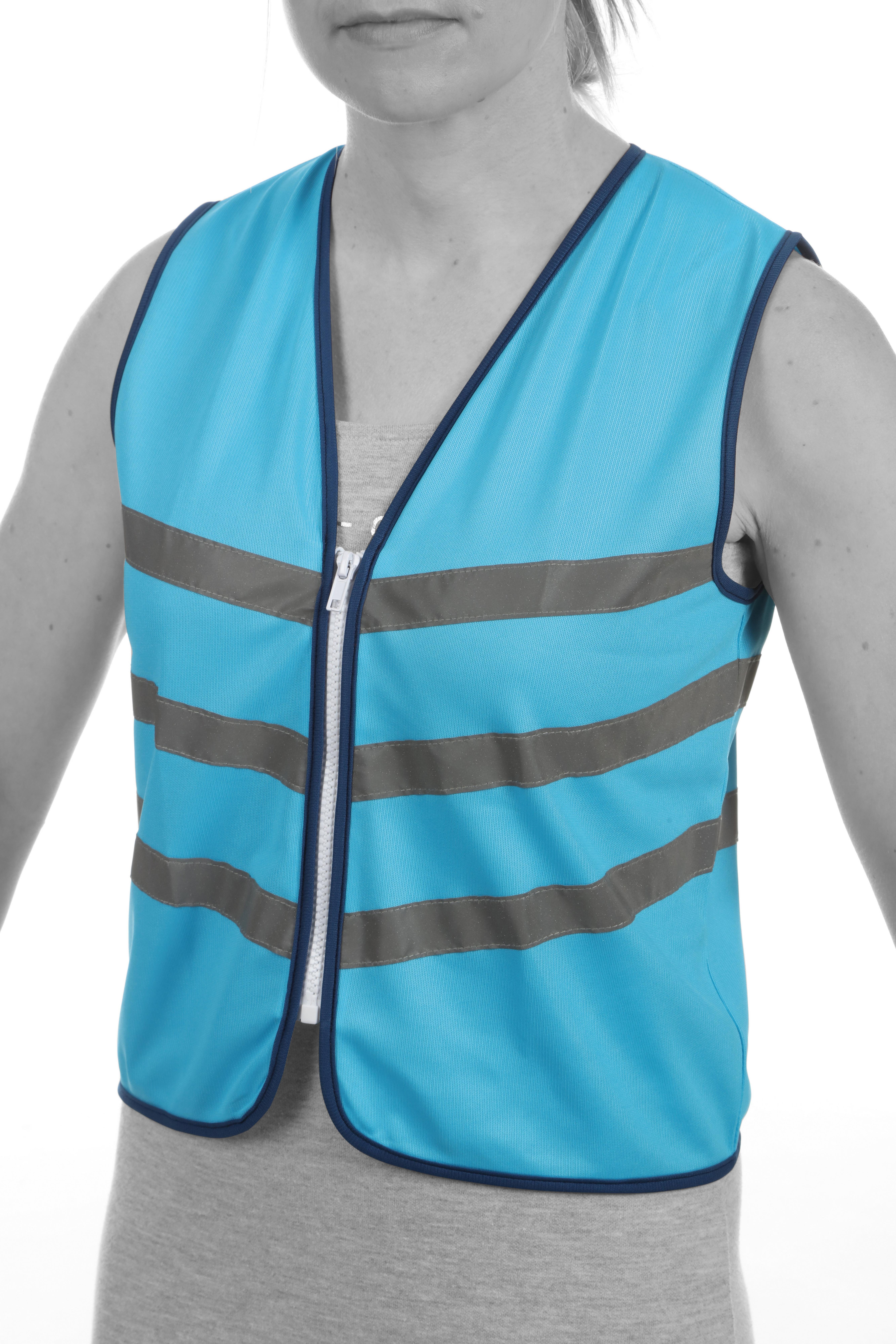 Halfords Kids Visibility Vest Blue