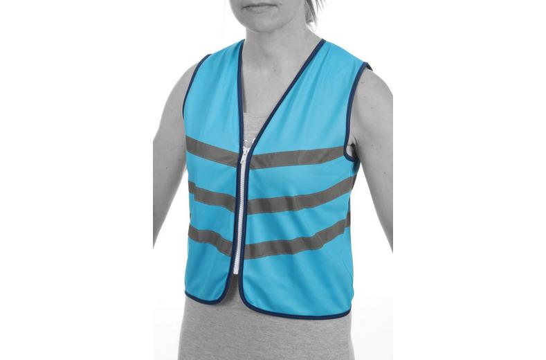 Halfords Kids Visibility Vest Blue Halfords Kids Visibility Vest Blue