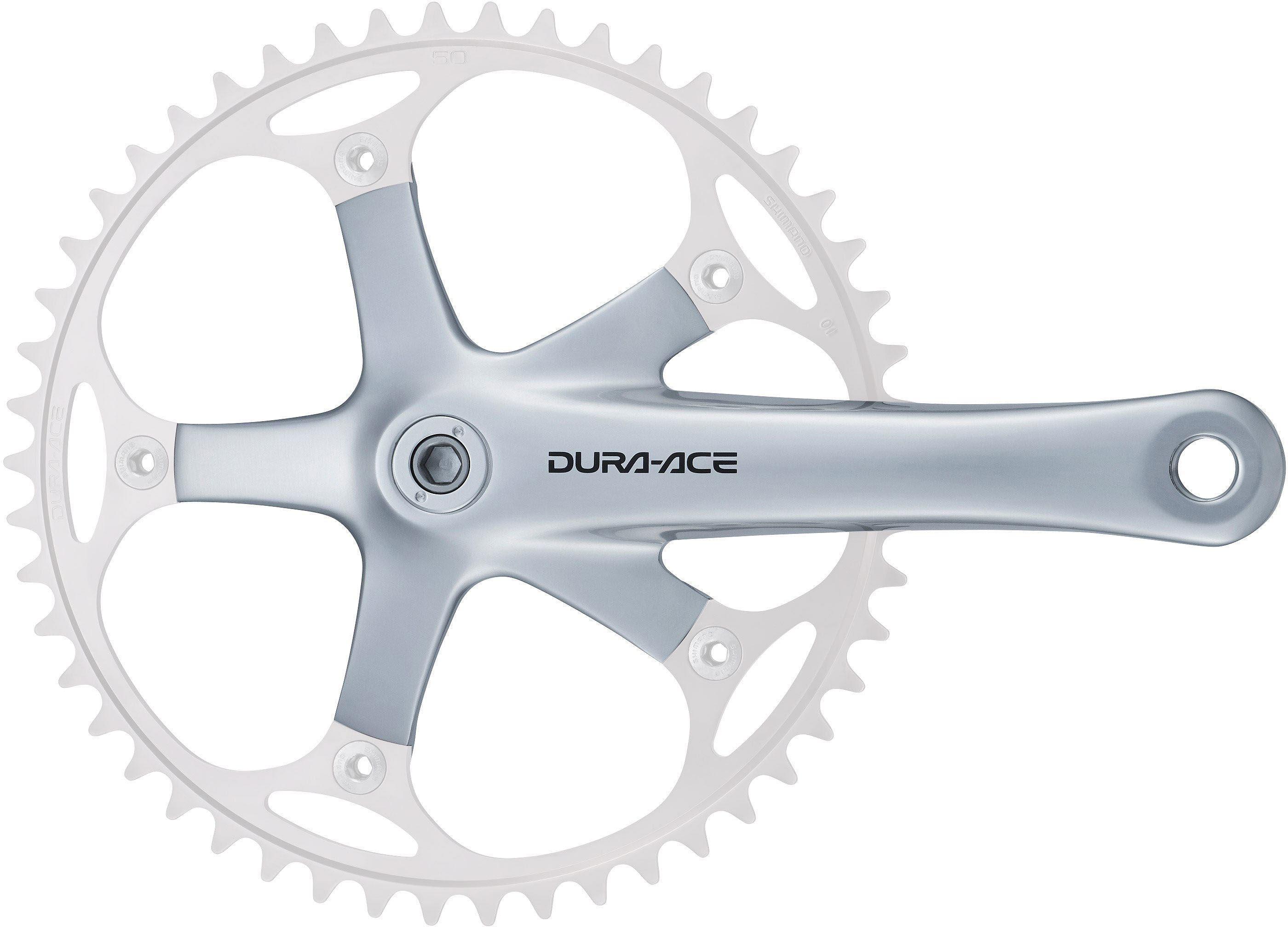 Halfords Shimano Dura Ace FC-7710 Track Crankset without Ring, 165mm | Pricematch, Extra 8% off for BC Members, Free Bike Health Check, Cycle2Work Scheme & 0% APR Finance.