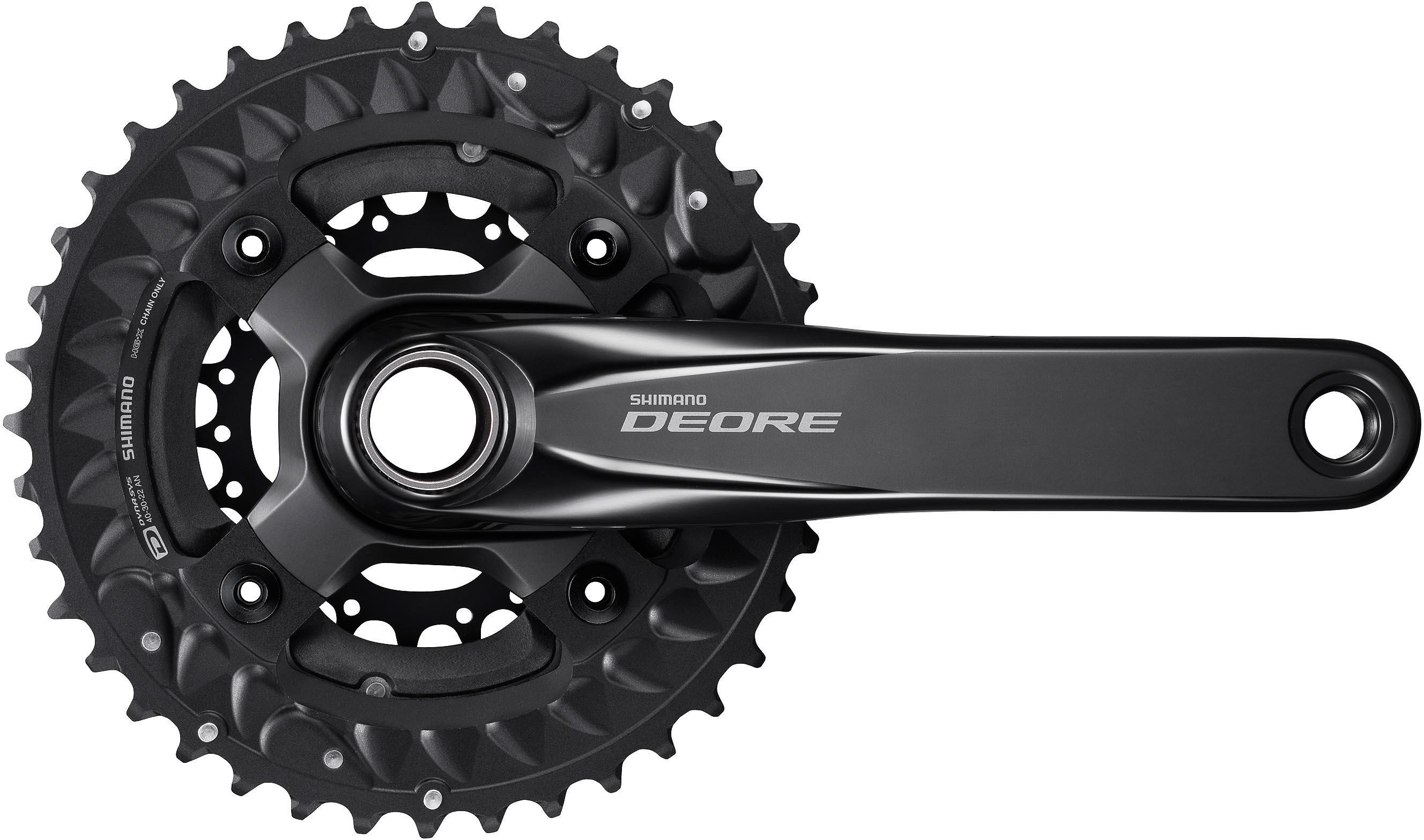 Halfords Shimano Deore FC-M6000 40/30/22T 10 Speed Chainset, 170mm | Pricematch, Extra 8% off for BC Members, Free Bike Health Check, Cycle2Work Scheme & 0% APR Finance.