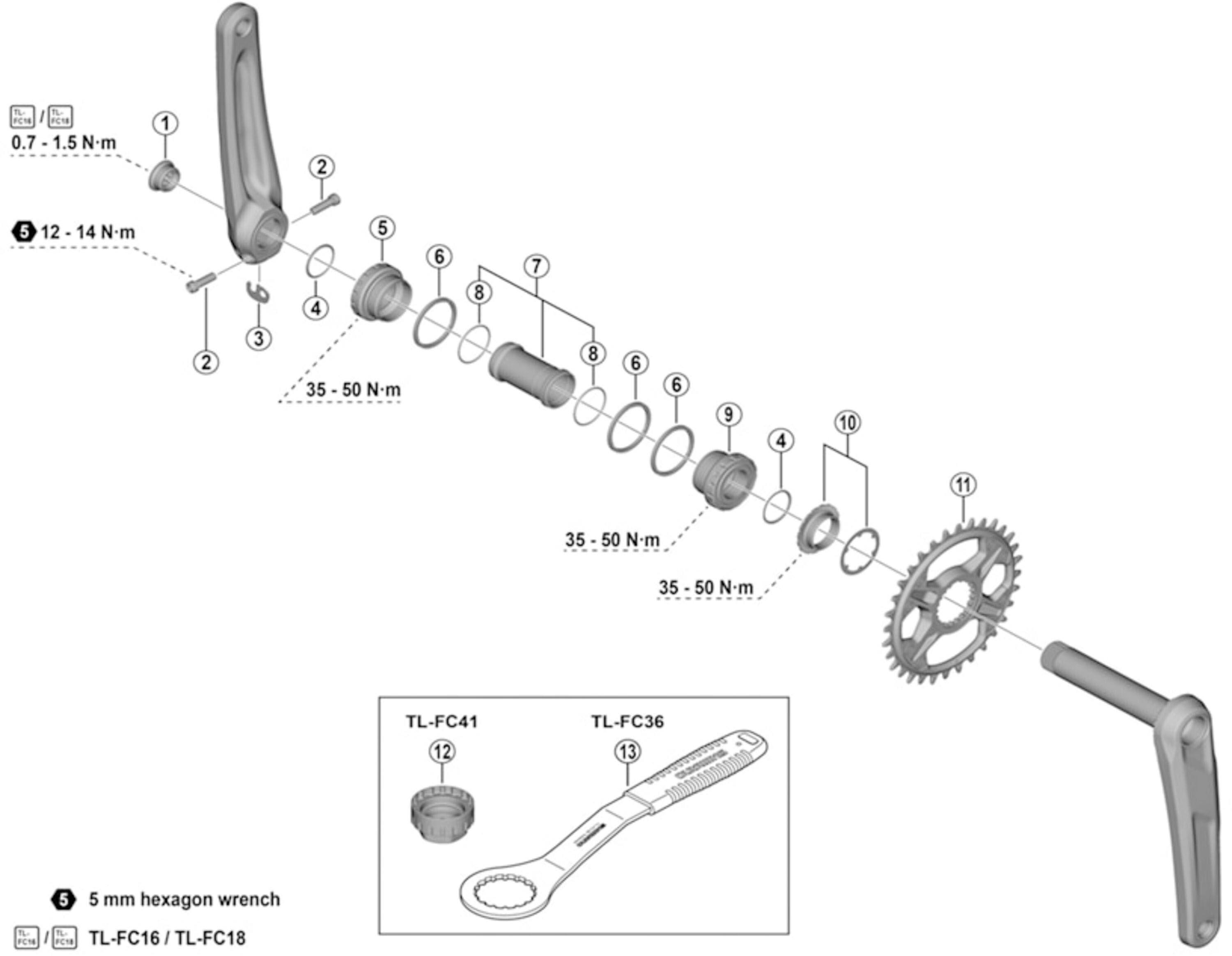 Shimano TL-FC41 Adapter Installation Tool