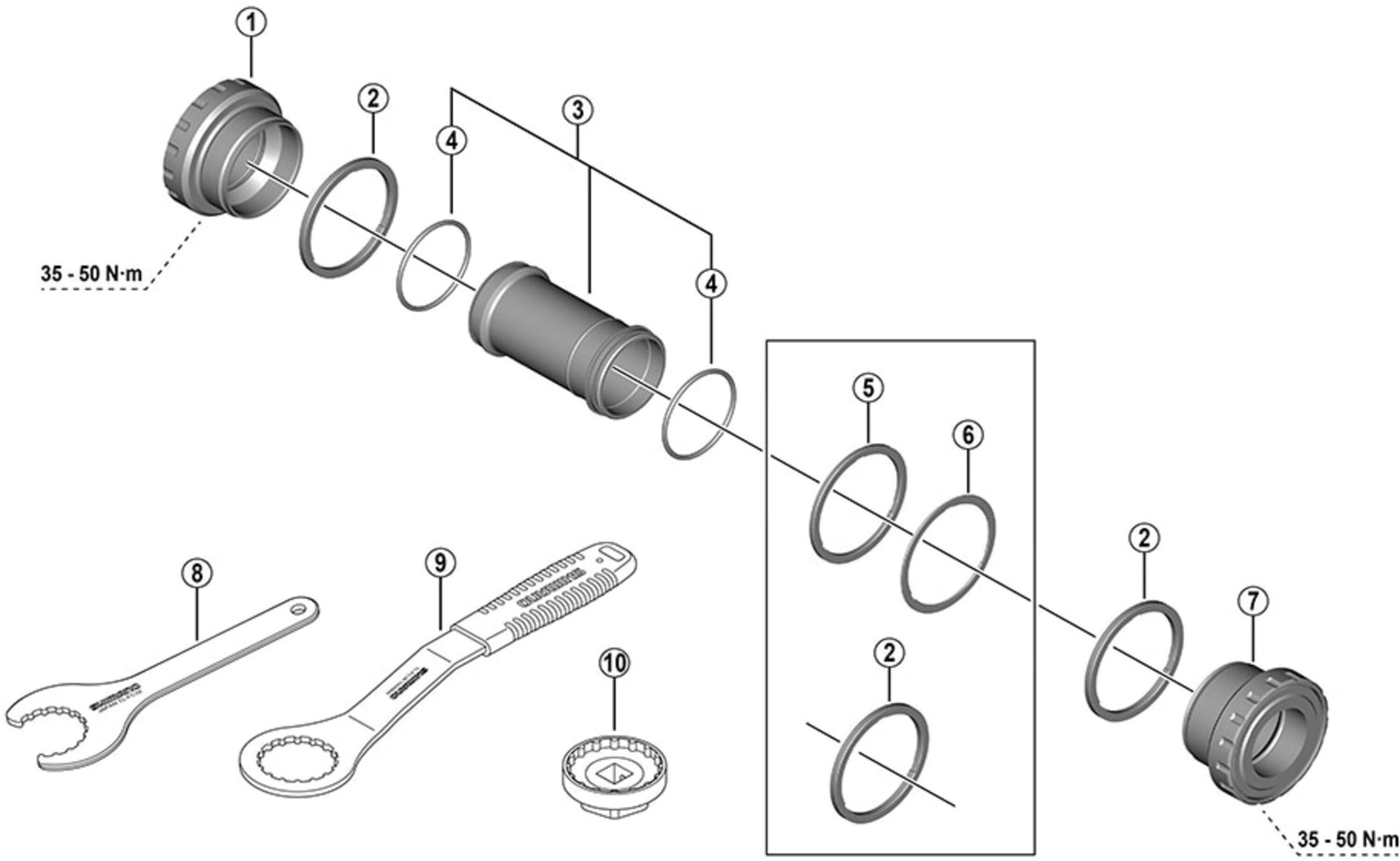 Shimano TL-FC36 HollowTech II Bottom Bracket Wrench