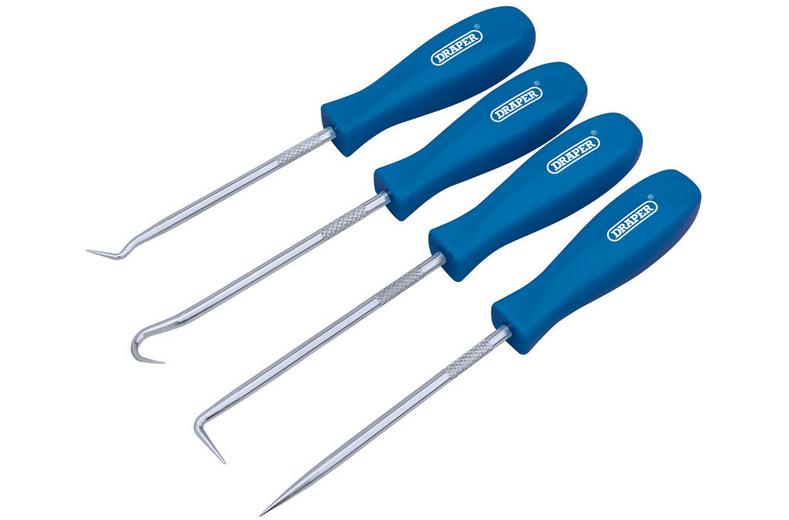 Draper 4 Piece Mini Hook and Pick Set Draper 4 Piece Mini Hook and Pick Set