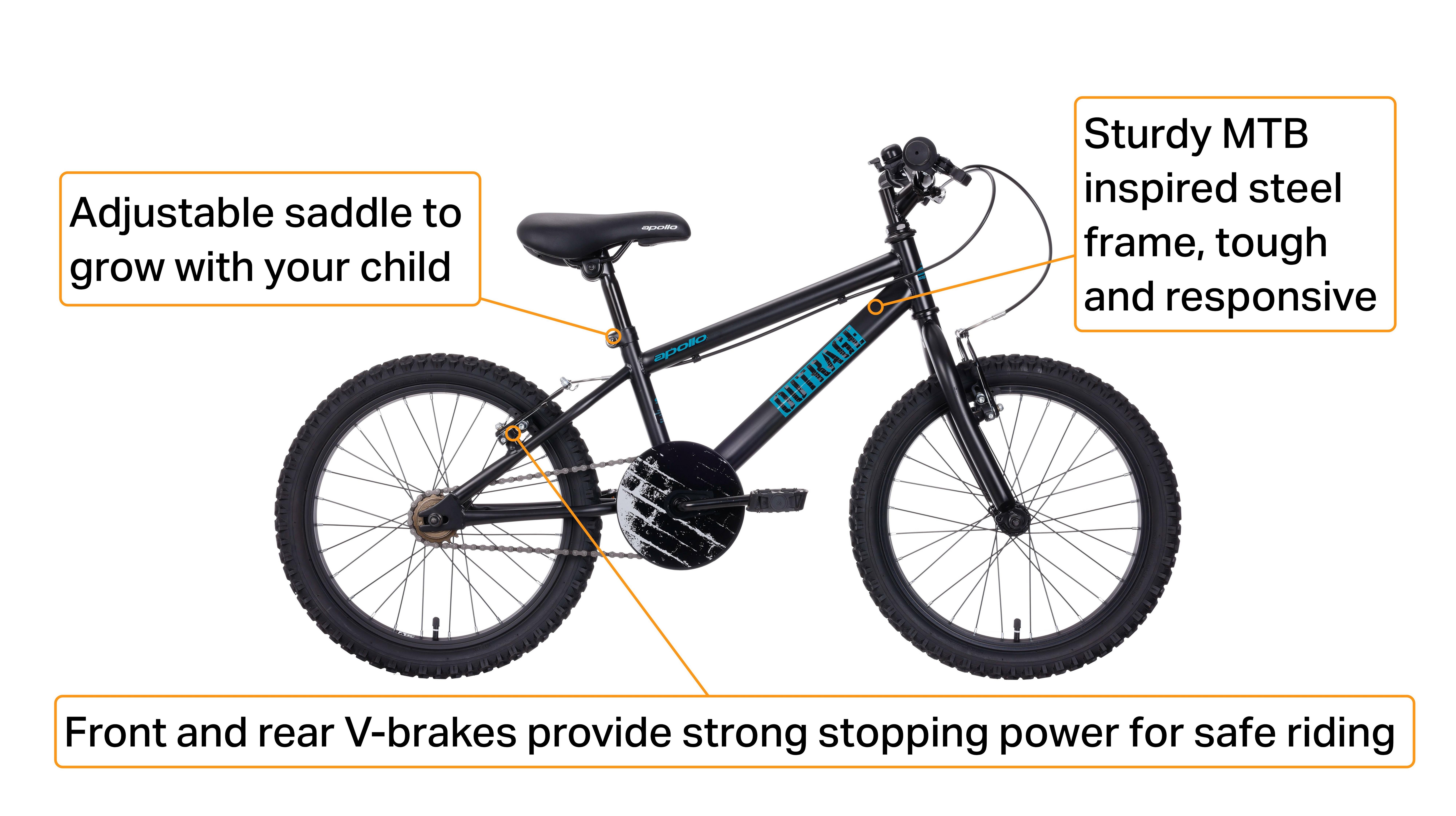 Apollo Outrage Kids Bike - 18" Wheel