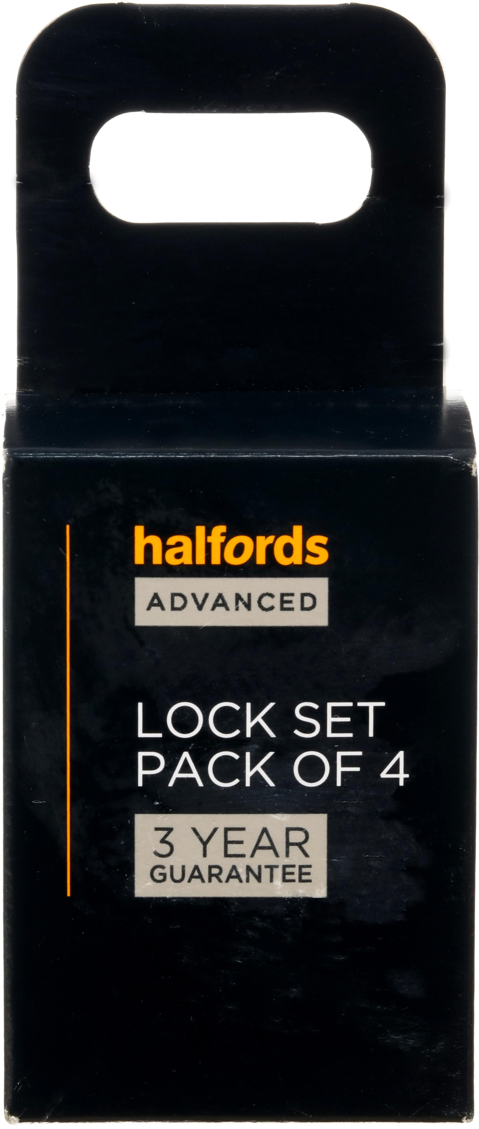 Halfords Acc Locks - Pack of 4