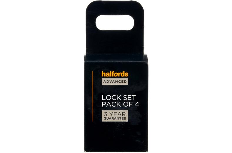 Halfords Acc Locks - Pack of 4 Halfords Acc Locks - Pack of 4