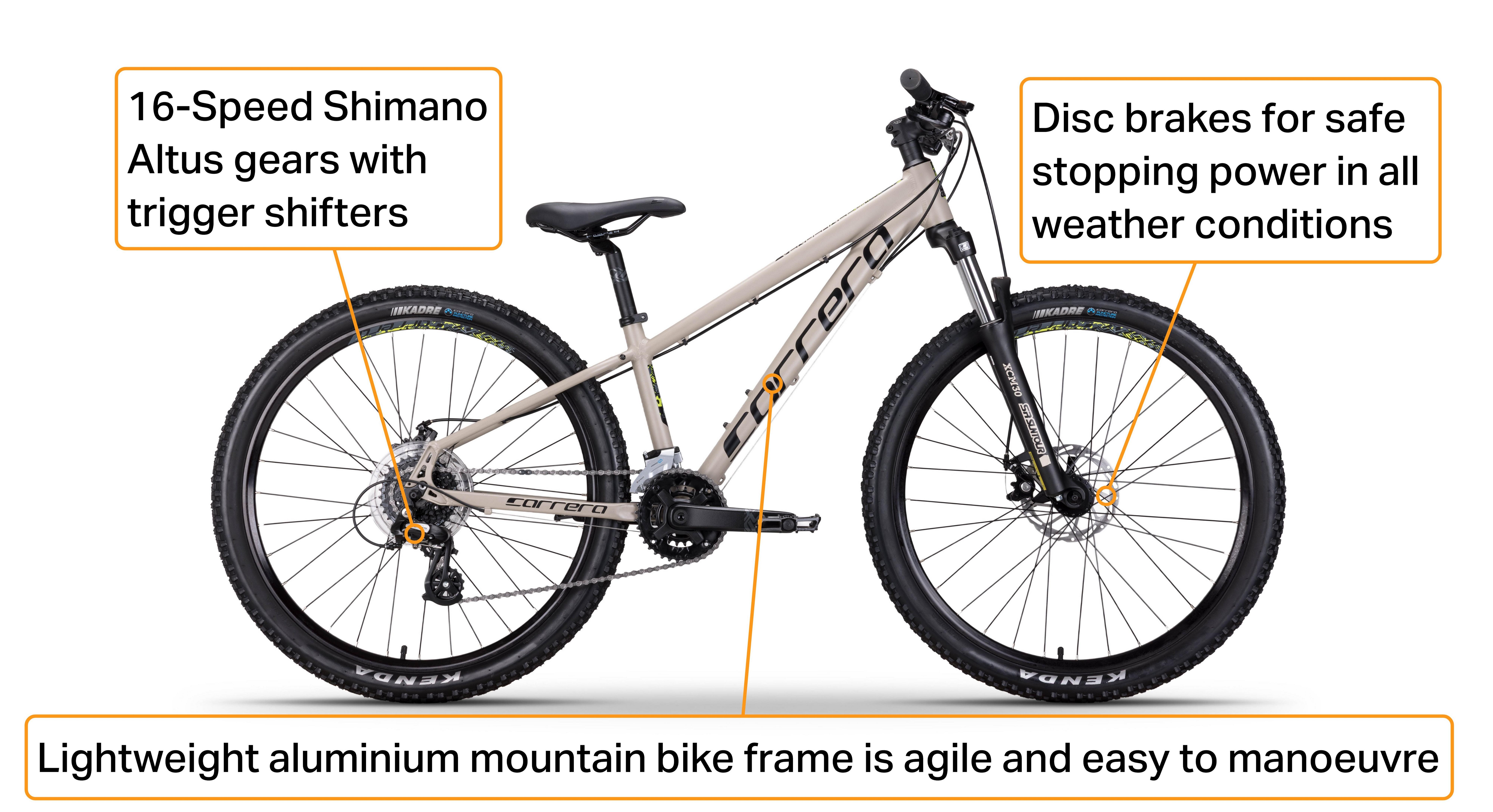 Carrera Vengeance Junior Mountain Bike - 26" Wheel