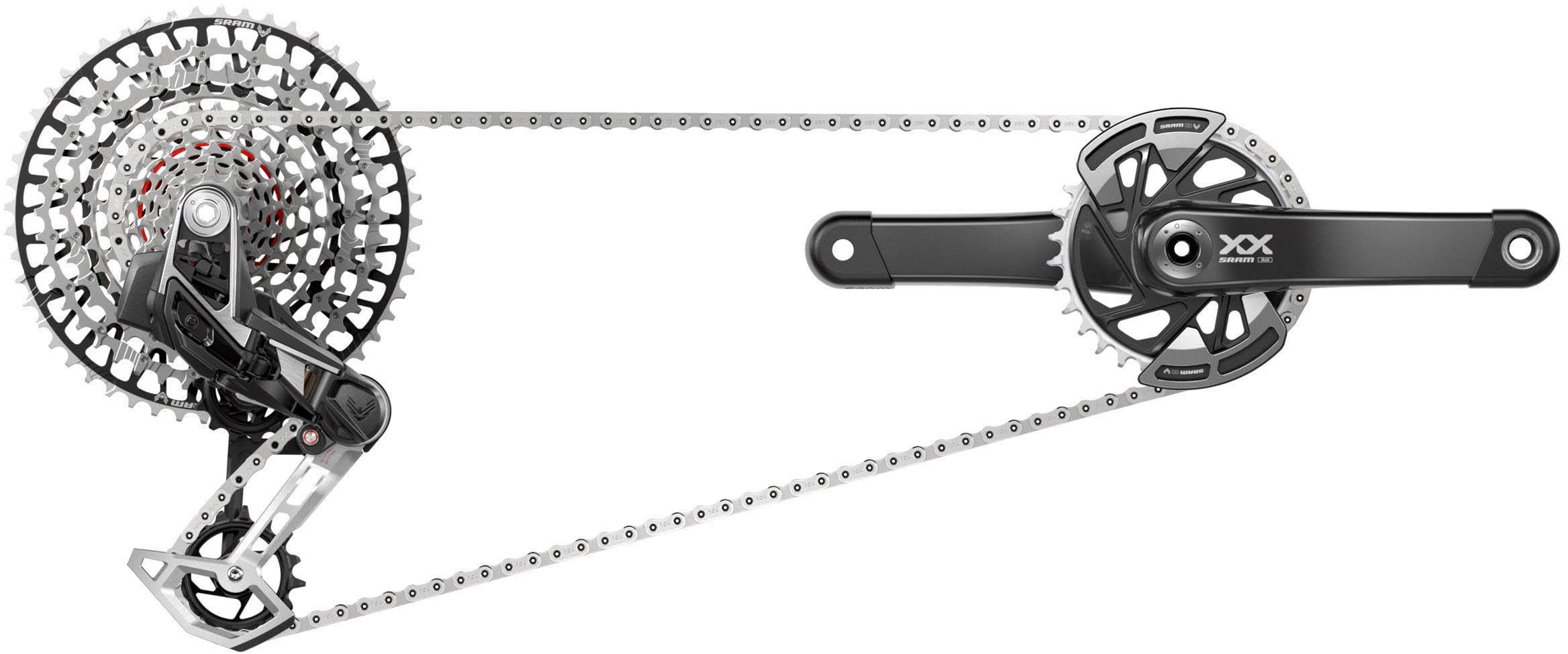 Halfords SRAM XX Eagle AXS T-Type Groupset, 165mm | Pricematch, Extra 8% off for BC Members, Free Bike Health Check, Cycle2Work Scheme & 0% APR Finance.