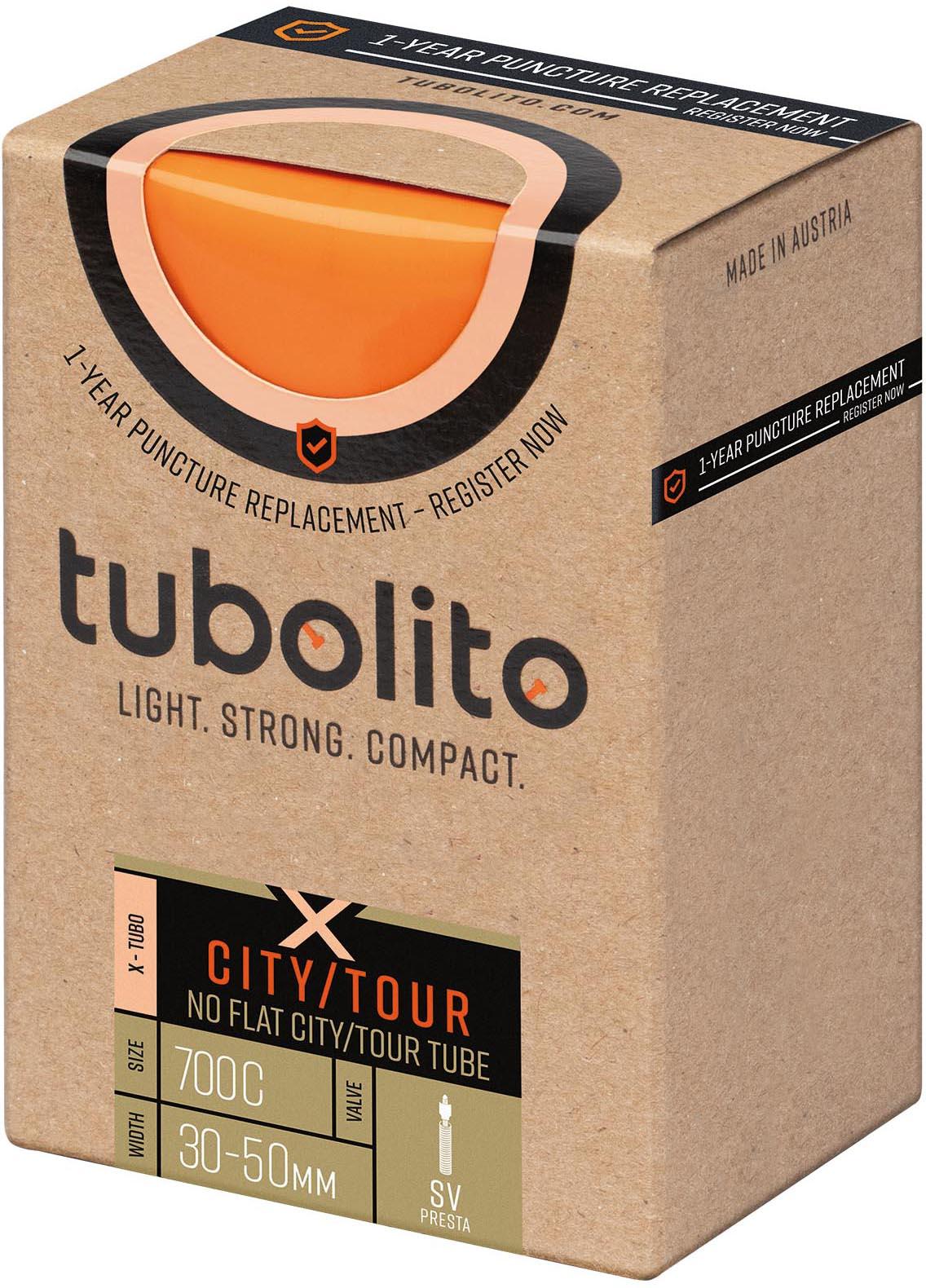 Halfords Tubolito X-Tubo City/Tour Presta Bike Inner Tube | Pricematch, Extra 8% off for BC Members, Free Bike Health Check, Cycle2Work Scheme & 0% APR Finance.