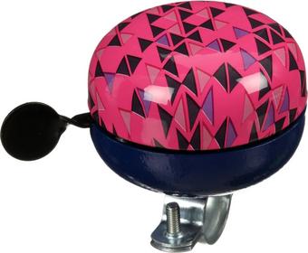 Pink & Navy Geo Large Bell