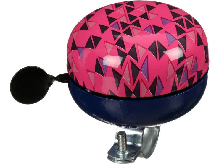 Pink & Navy Geo Large Bell 490534