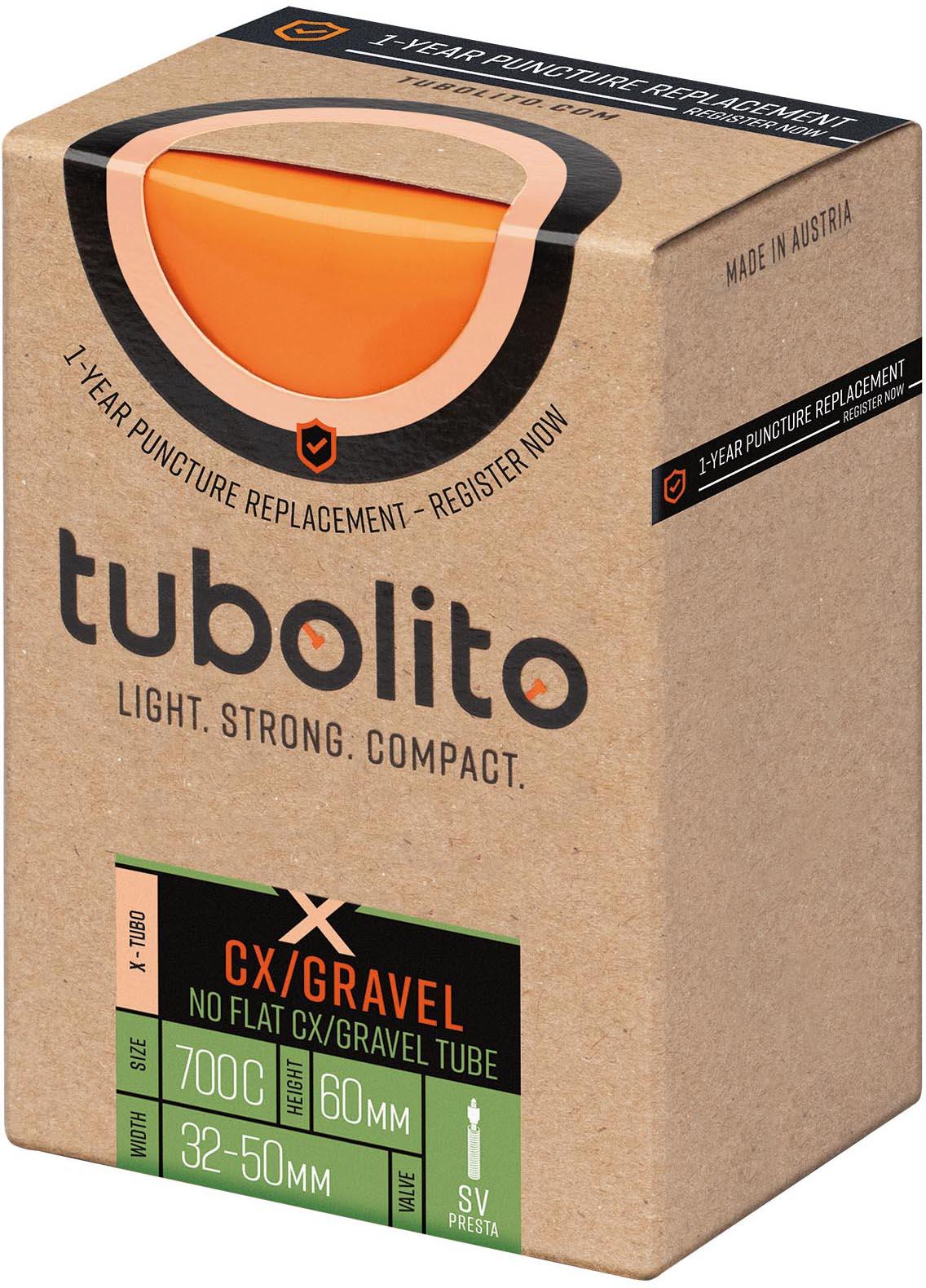 Halfords Tubolito X-Tubo CX/Gravel Presta Bike Inner Tube | Pricematch, Extra 8% off for BC Members, Free Bike Health Check, Cycle2Work Scheme & 0% APR Finance.