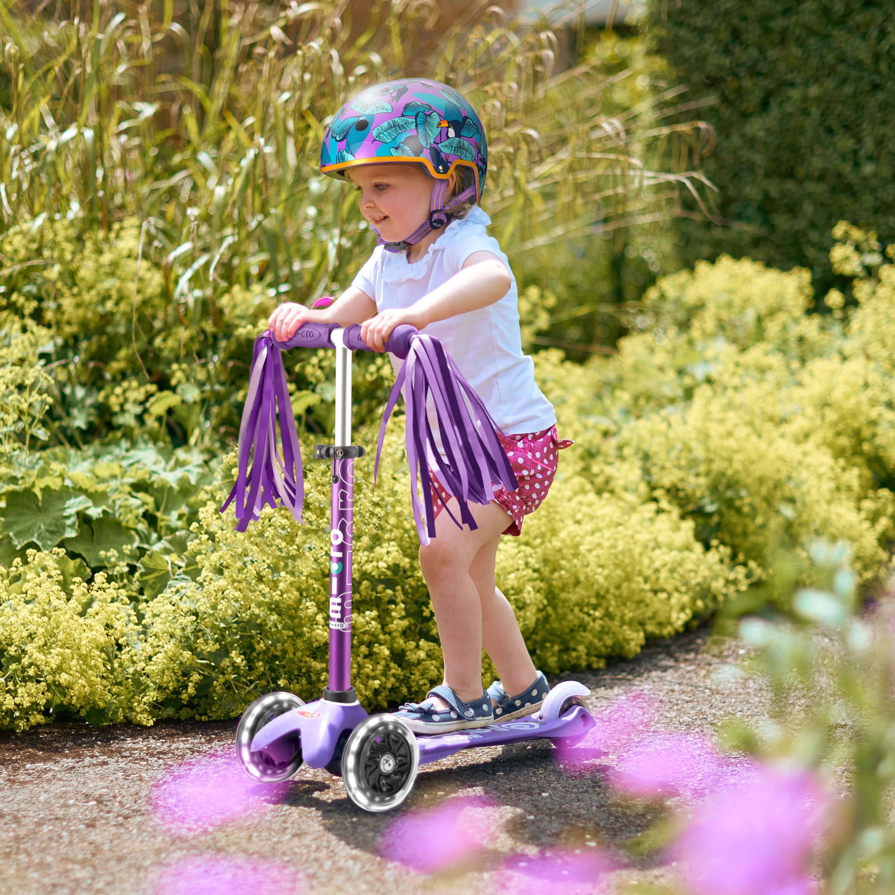Micro Mini Deluxe LED Scooter, Purple