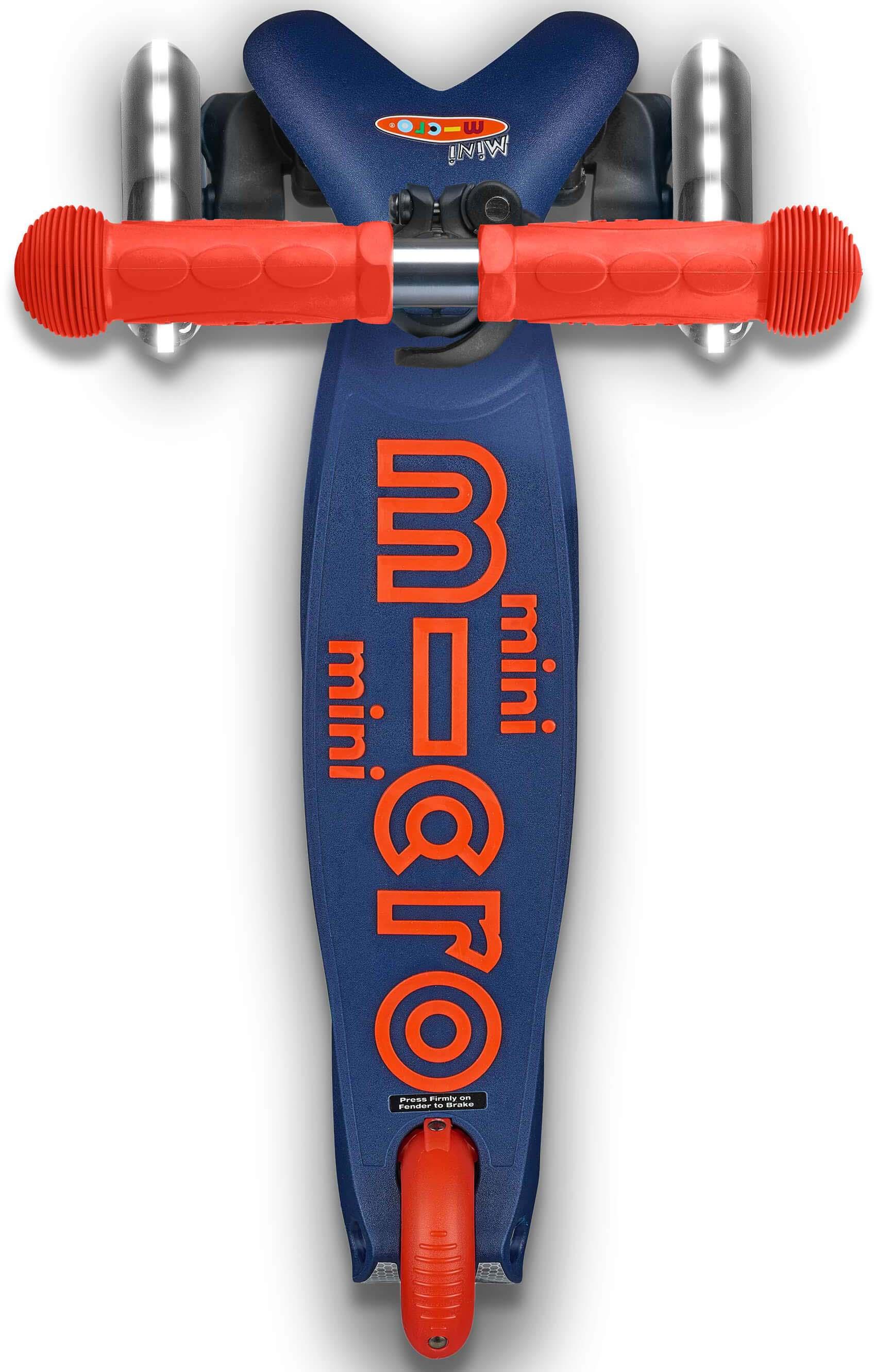 Micro Mini Deluxe LED Scooter, Navy