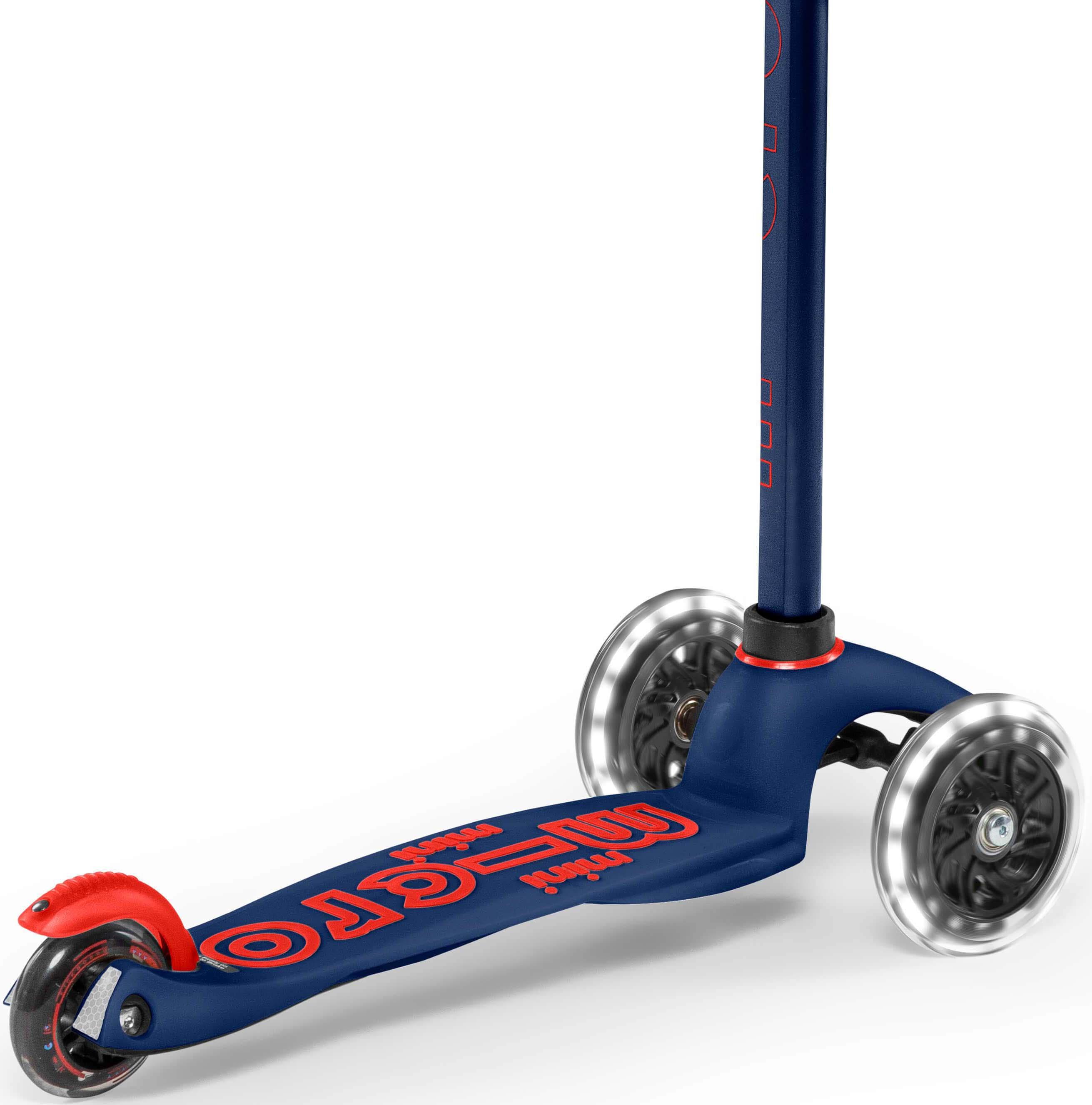 Micro Mini Deluxe LED Scooter, Navy