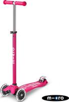 Halfords Maxi Micro Glow Deluxe LED Scooter, Pink | Extra 8% off for BC Members