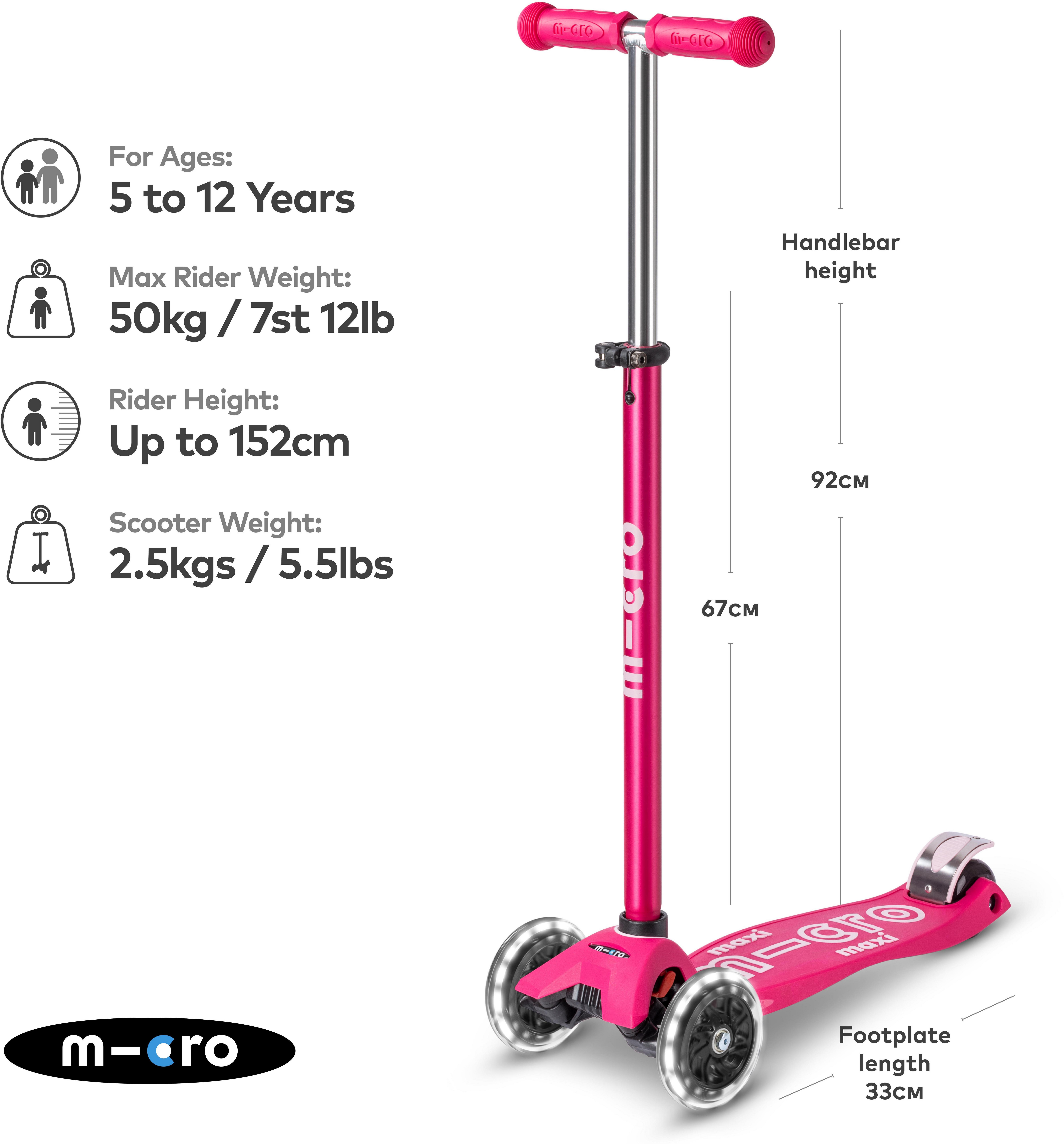 Maxi Micro Glow Deluxe LED Scooter