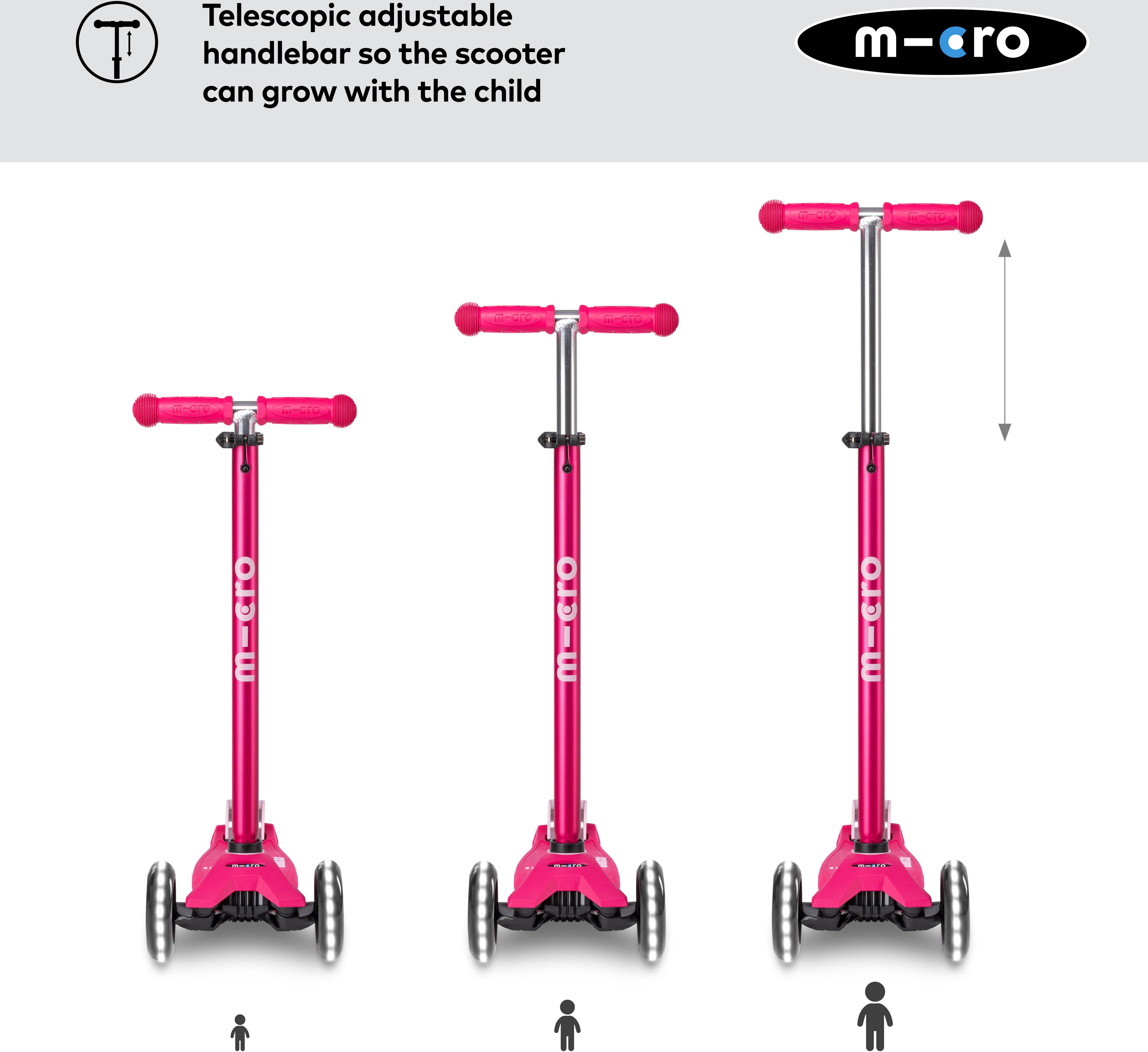 Maxi Micro Deluxe LED Scooter: 5 Years +
