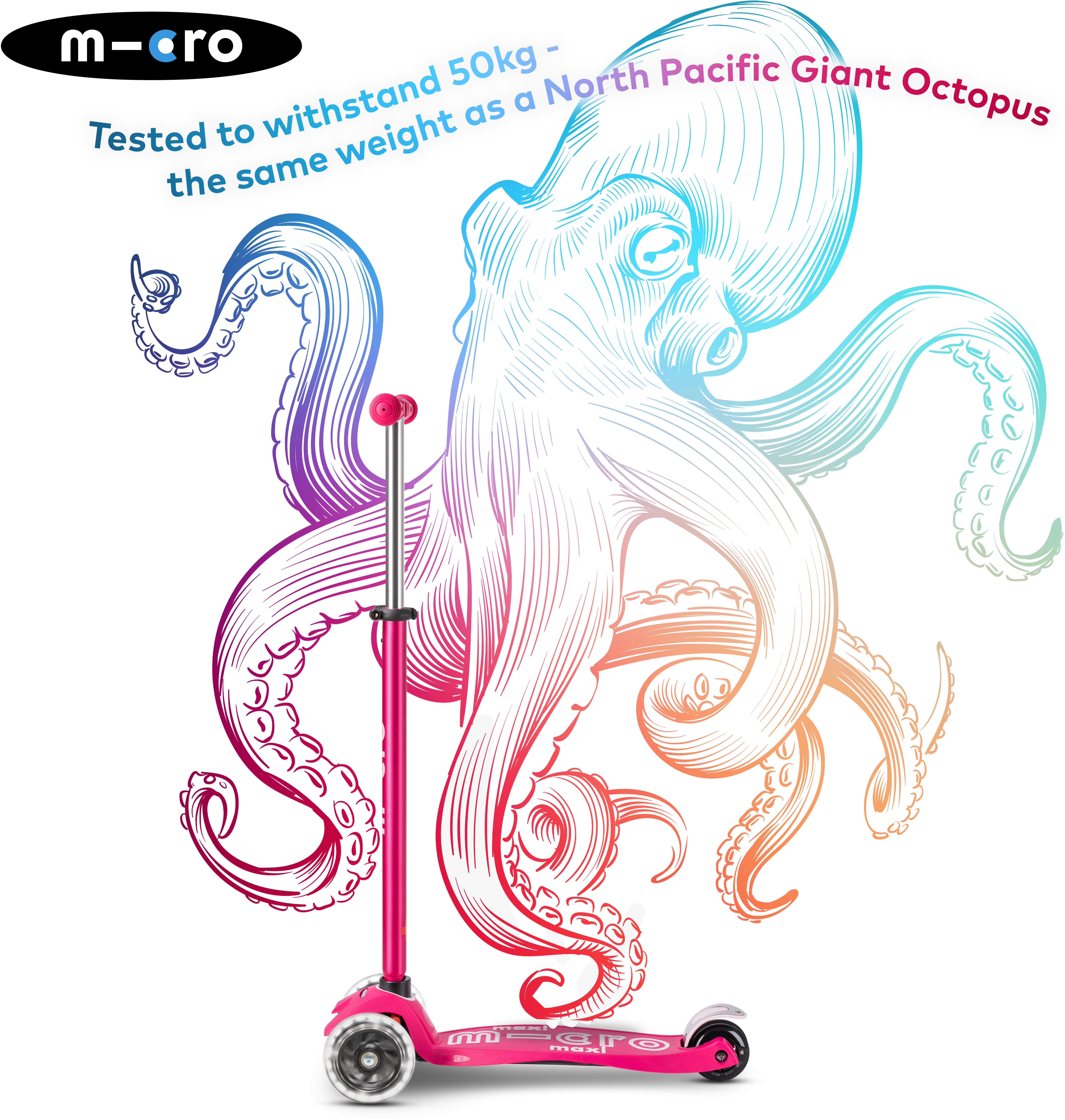 Maxi Micro Deluxe LED Scooter: 5 Years +