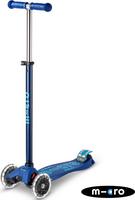 Halfords Maxi Micro Glow Deluxe LED Scooter, Navy | Extra 8% off for BC Members