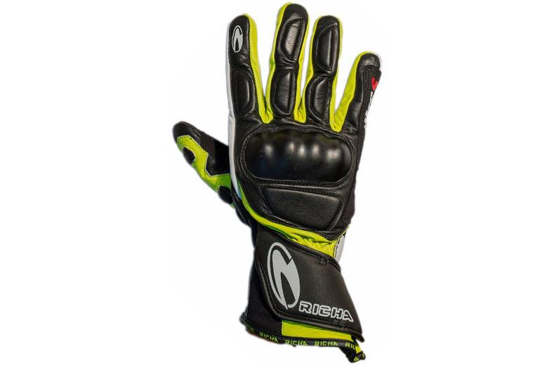 Richa WSS Glove Black/White/Yellow Richa WSS Glove Black/White/Yellow