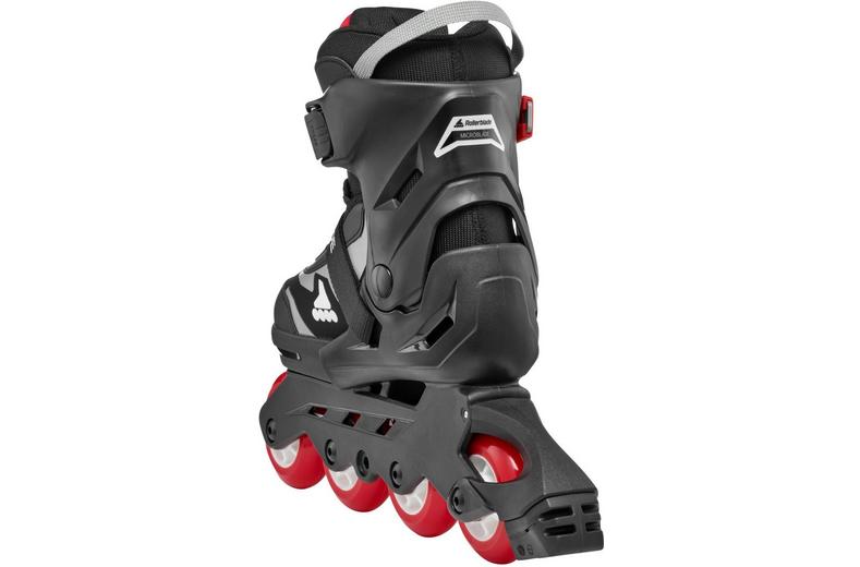 Rollerblade Microblade Adjustable Kids Inline Skates - Black/Red, UK 1-4 Rollerblade Microblade Adjustable Kids Inline Skates - Black/Red, UK 1-4