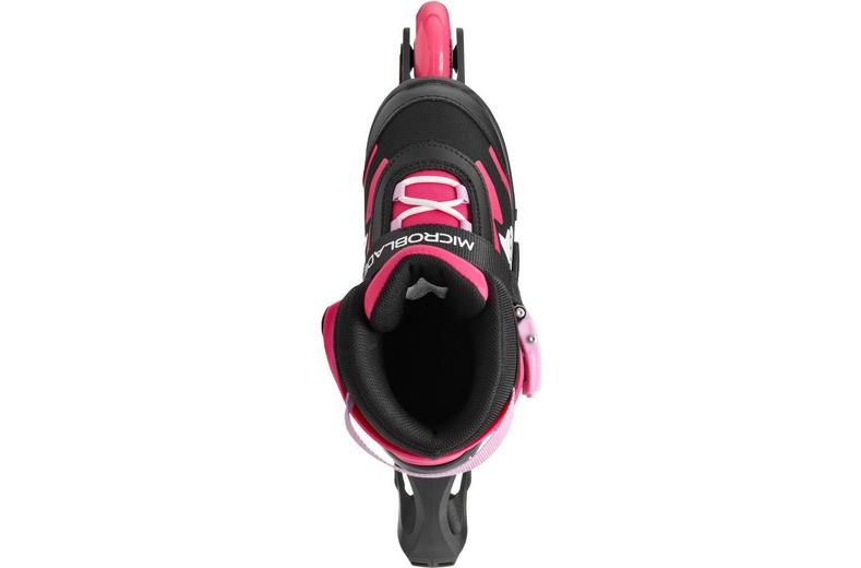 Rollerblade Microblade Adjustable Kids Inline Skates - Black/Pink, UK 4-7 Rollerblade Microblade Adjustable Kids Inline Skates - Black/Pink, UK 4-7